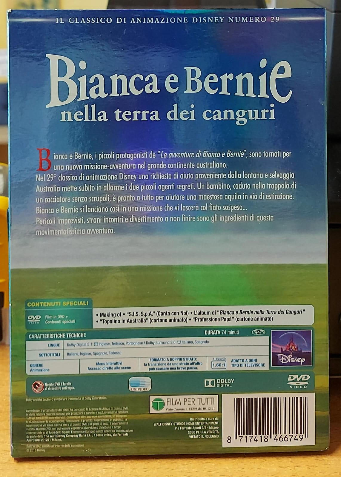 BIANCA E BERNIE NELLA TERRA DEI CANGURI