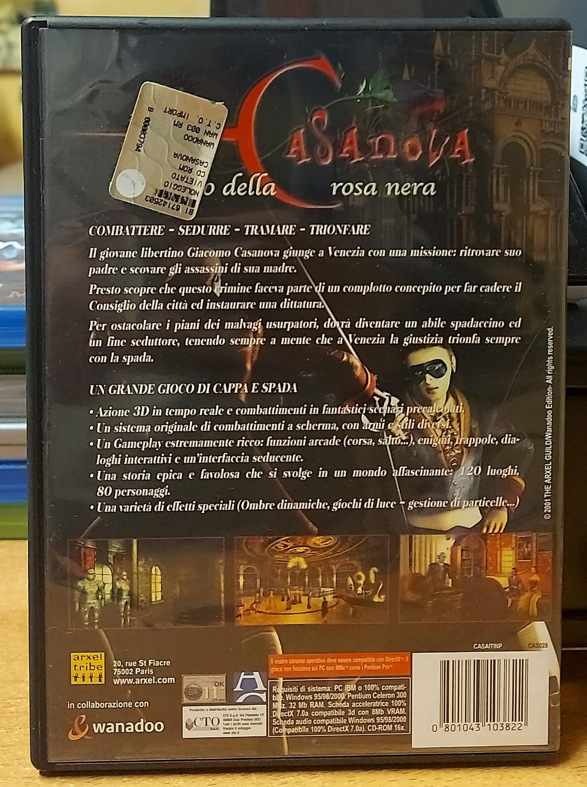 CASANOVA IL DUELLO DELLA ROSA NERA