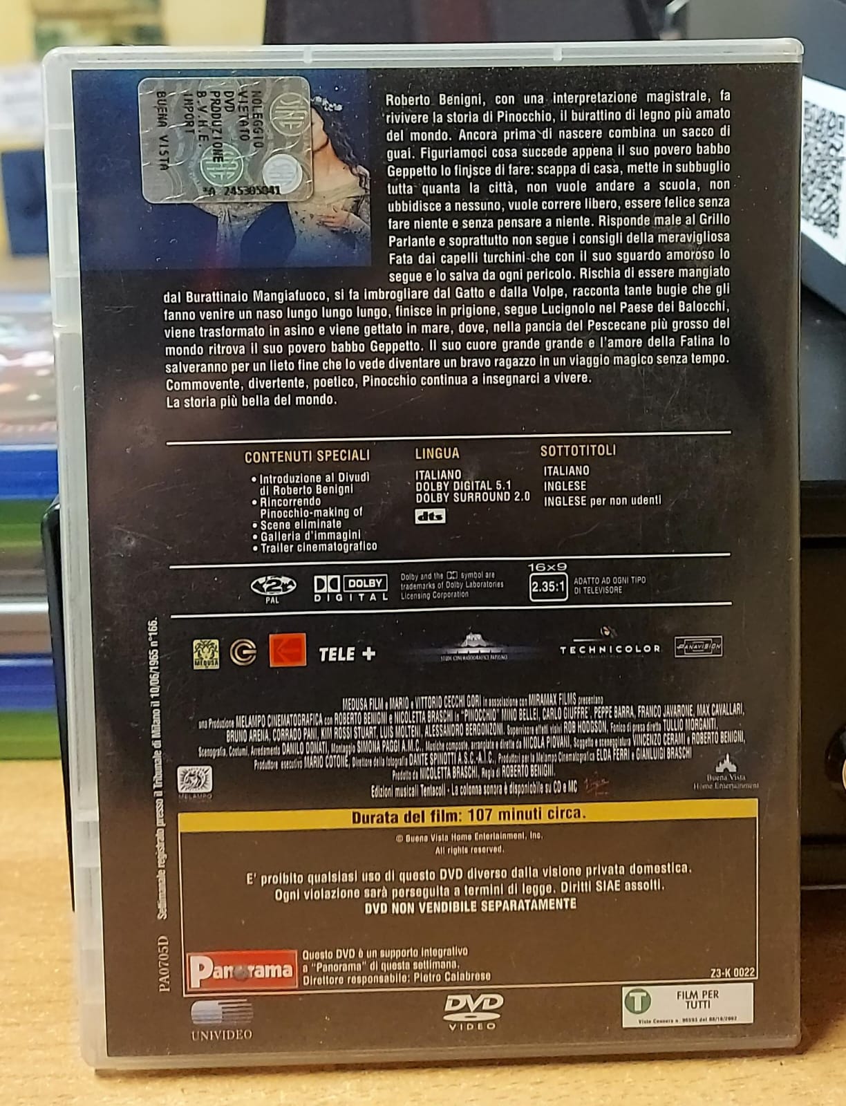 PINOCCHIO (BENIGNI)