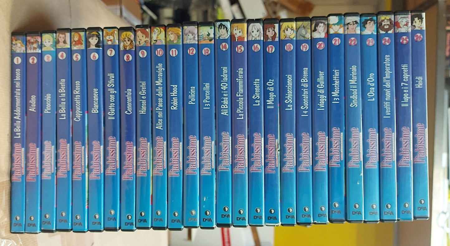 FIABISSIME COLLANA 26 DVD FIABE PER BAMBINI