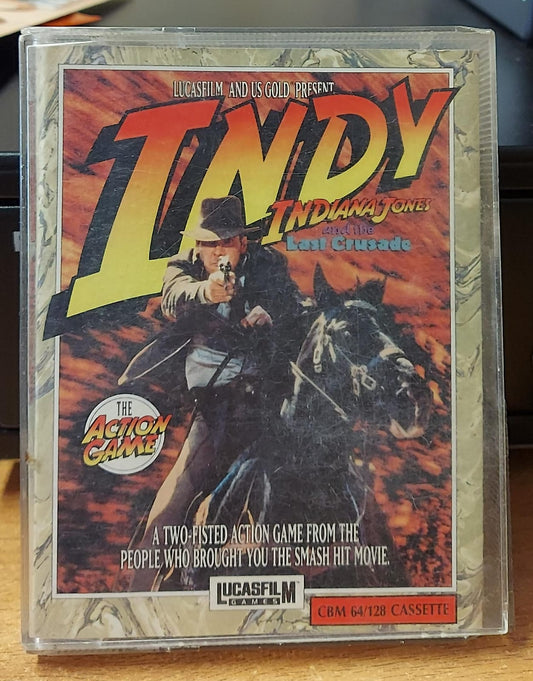 Indiana Jones and the Last Crusade C64 - Gioco Commodore 64 Originale Usato