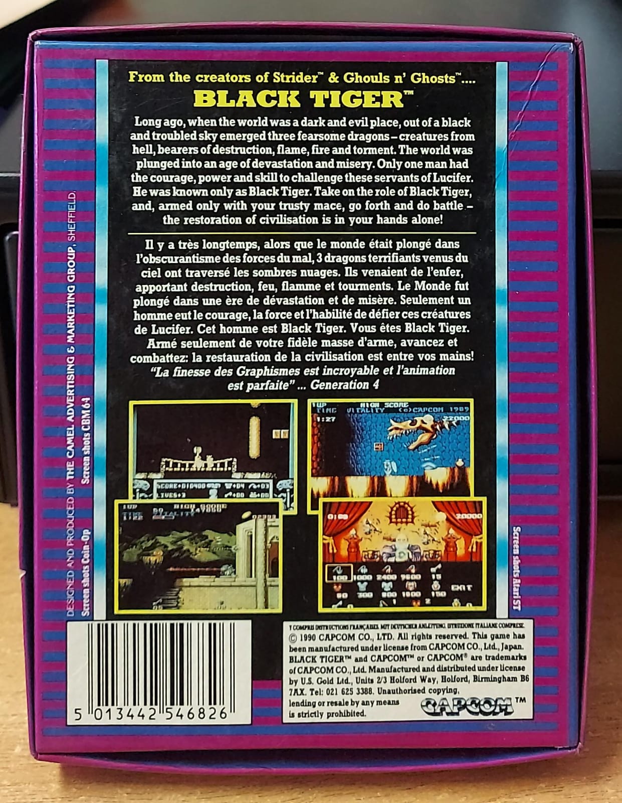 Black Tiger C64 - Gioco Commodore 64 Originale Usato