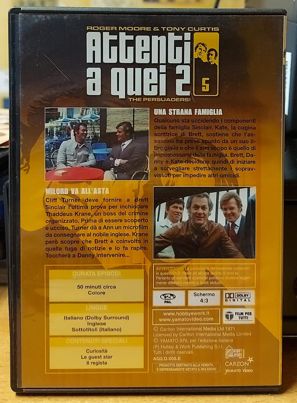 Attenti a Quei 2 Vol.5 DVD - Serie TV con Roger Moore