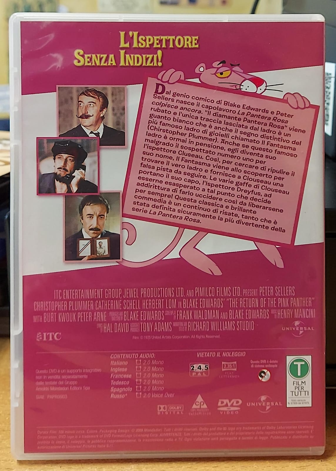 LA PANTERA ROSA COLPISCE ANCORA