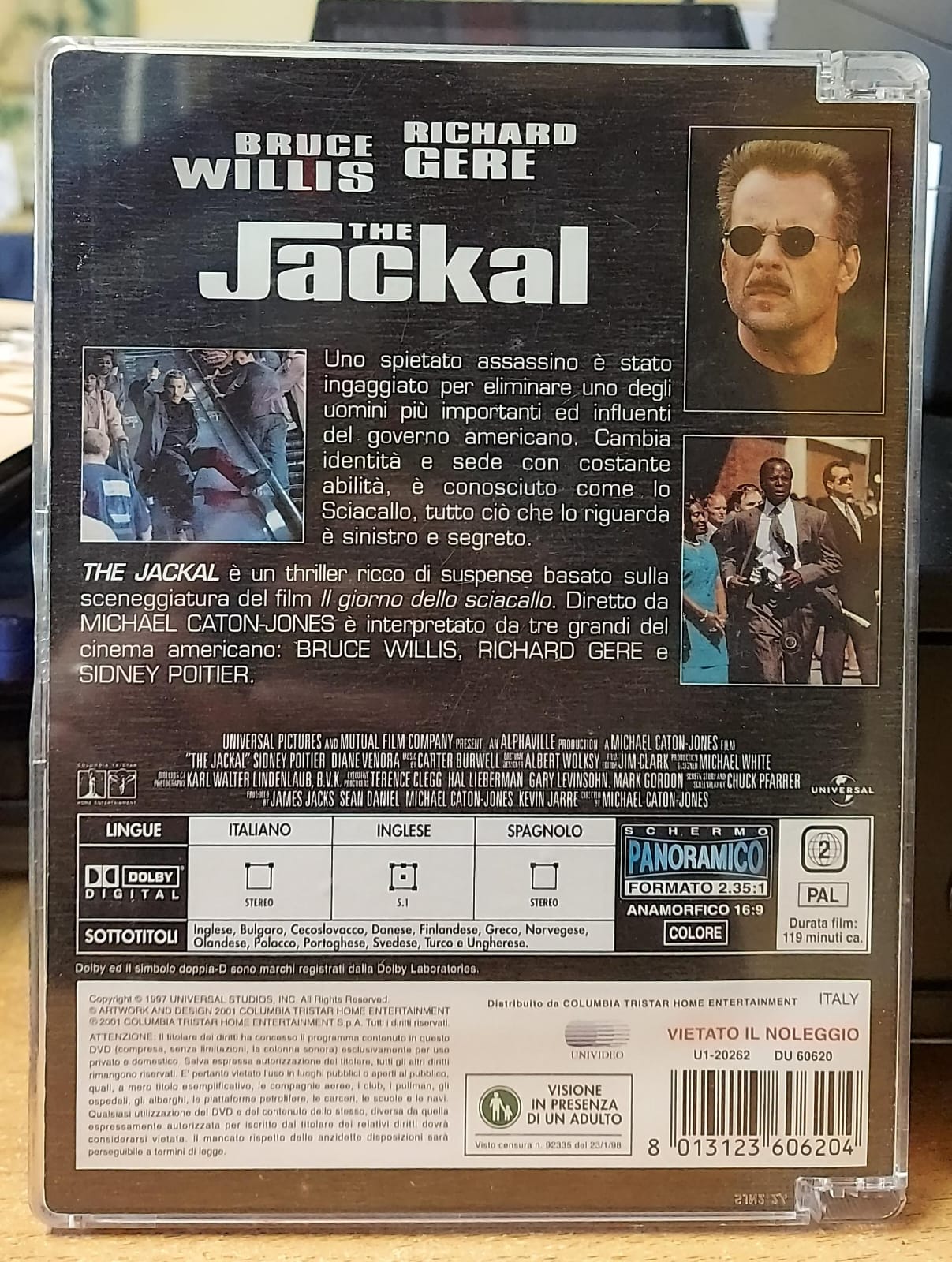 THE JACKAL - JEWEL BOX