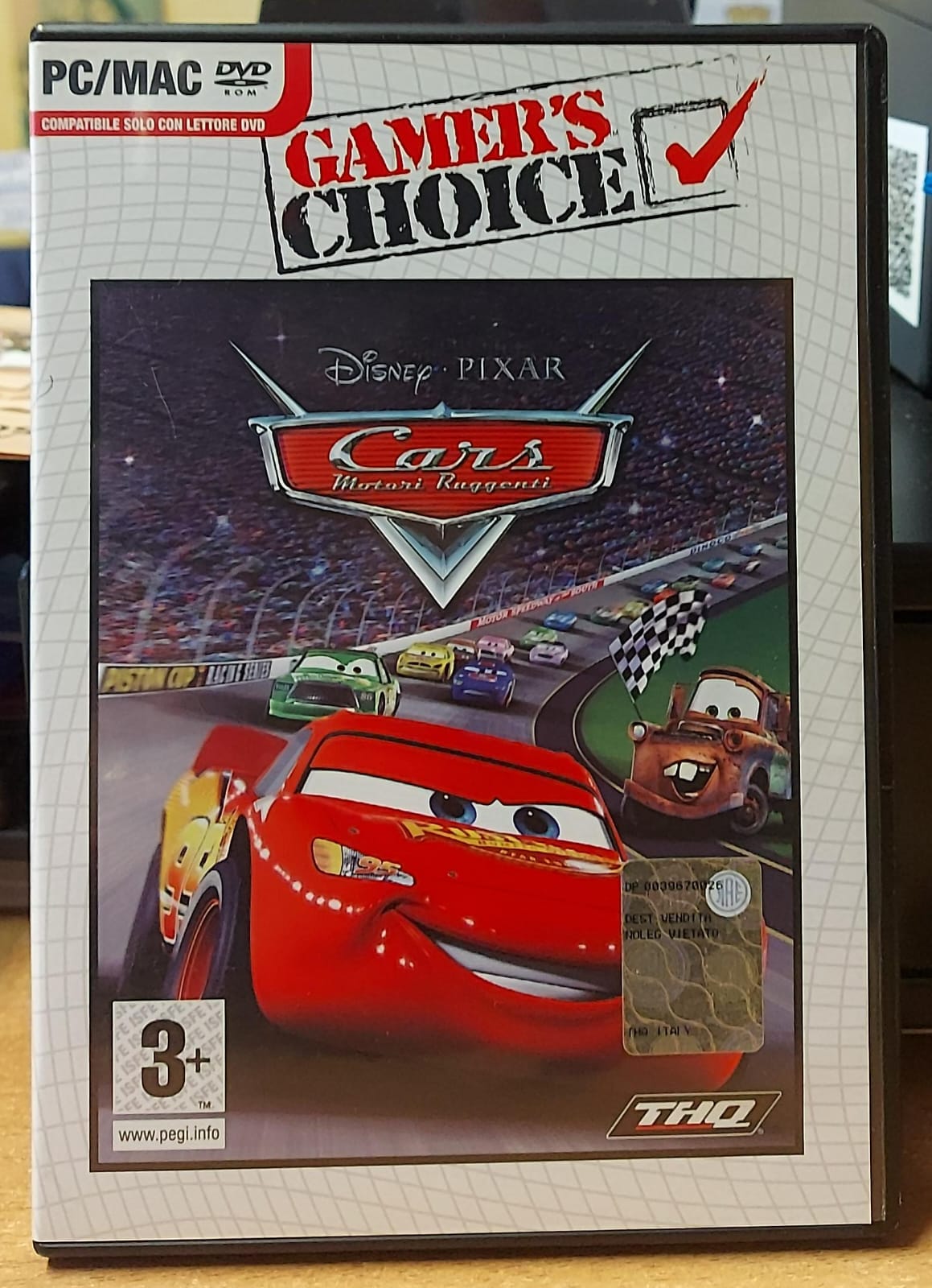 Cars Motori Ruggenti PC - Gioco Disney Pixar Bambini Usato Italiano