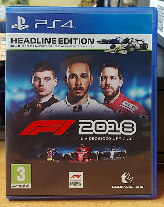 F1 2018 Headline Edition - PS4 Simulatore Corse Formula 1