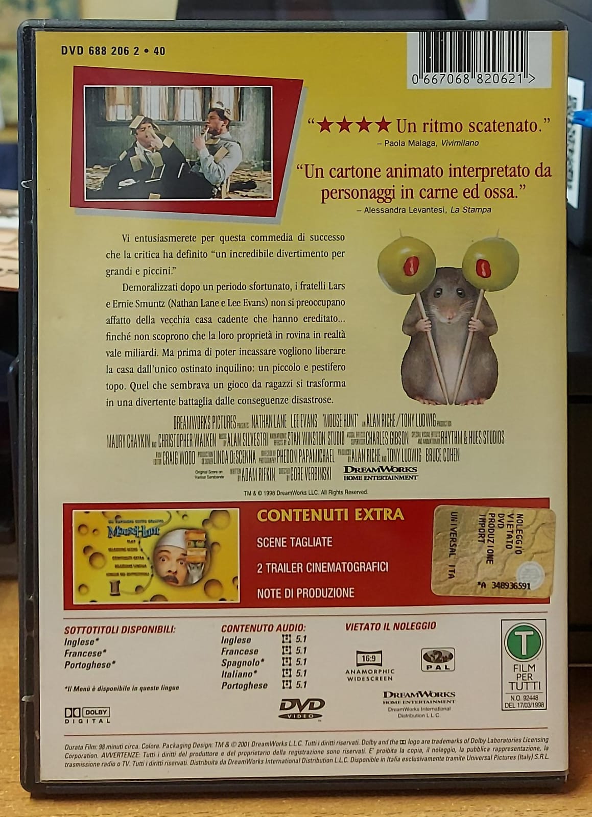 UN TOPOLINO SOTTO SFRATTO