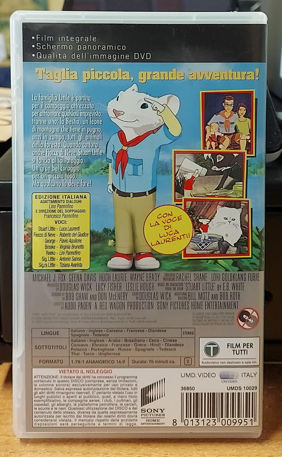 Stuart Little 3 Un Topolino nella Foresta UMD Film PSP Usato