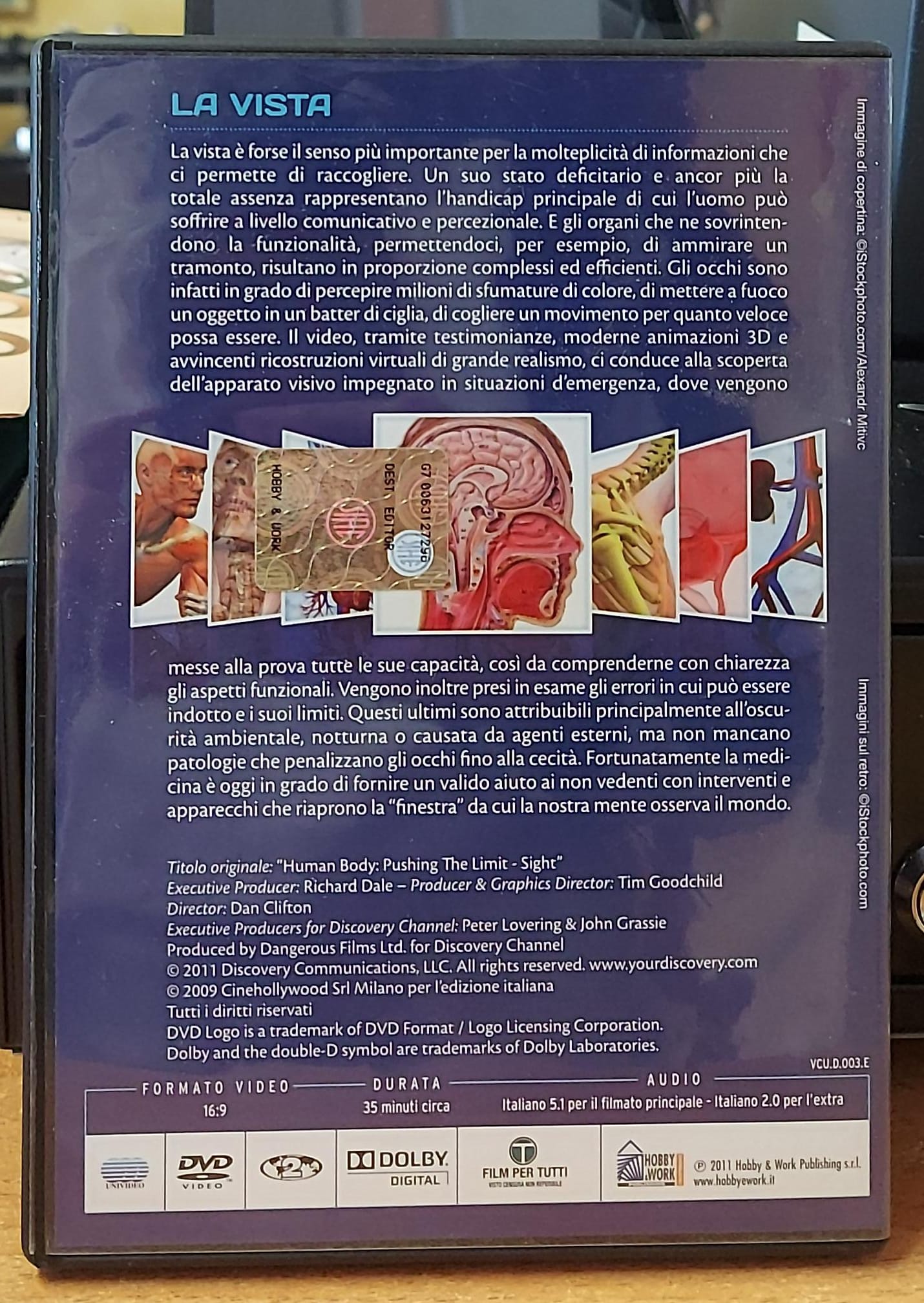 Videoenciclopedia del Corpo Umano - La Vista DVD | Documentario Educativo