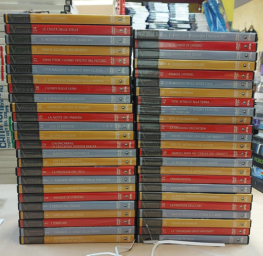 Voyager ai confini della conoscenza 49 DVD + 49 libretti