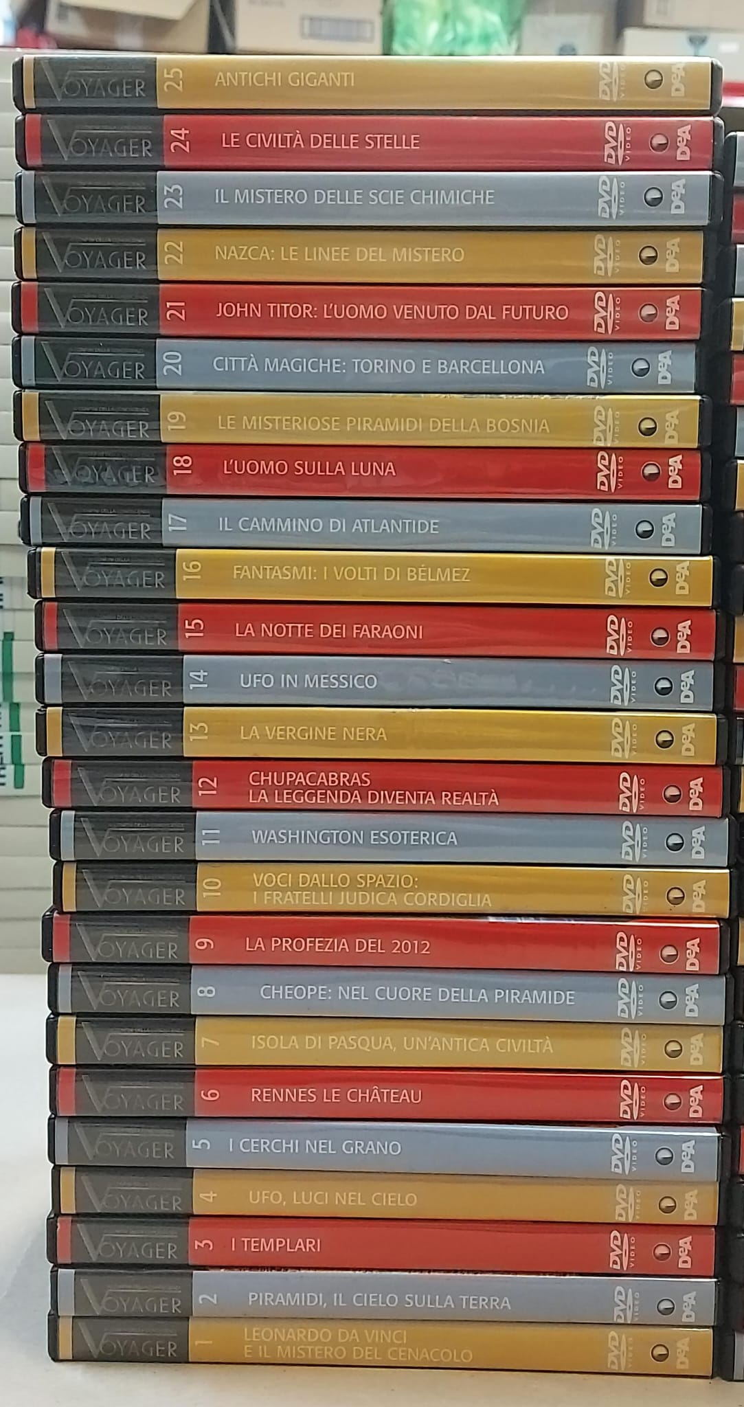 Voyager ai confini della conoscenza 49 DVD + 49 libretti