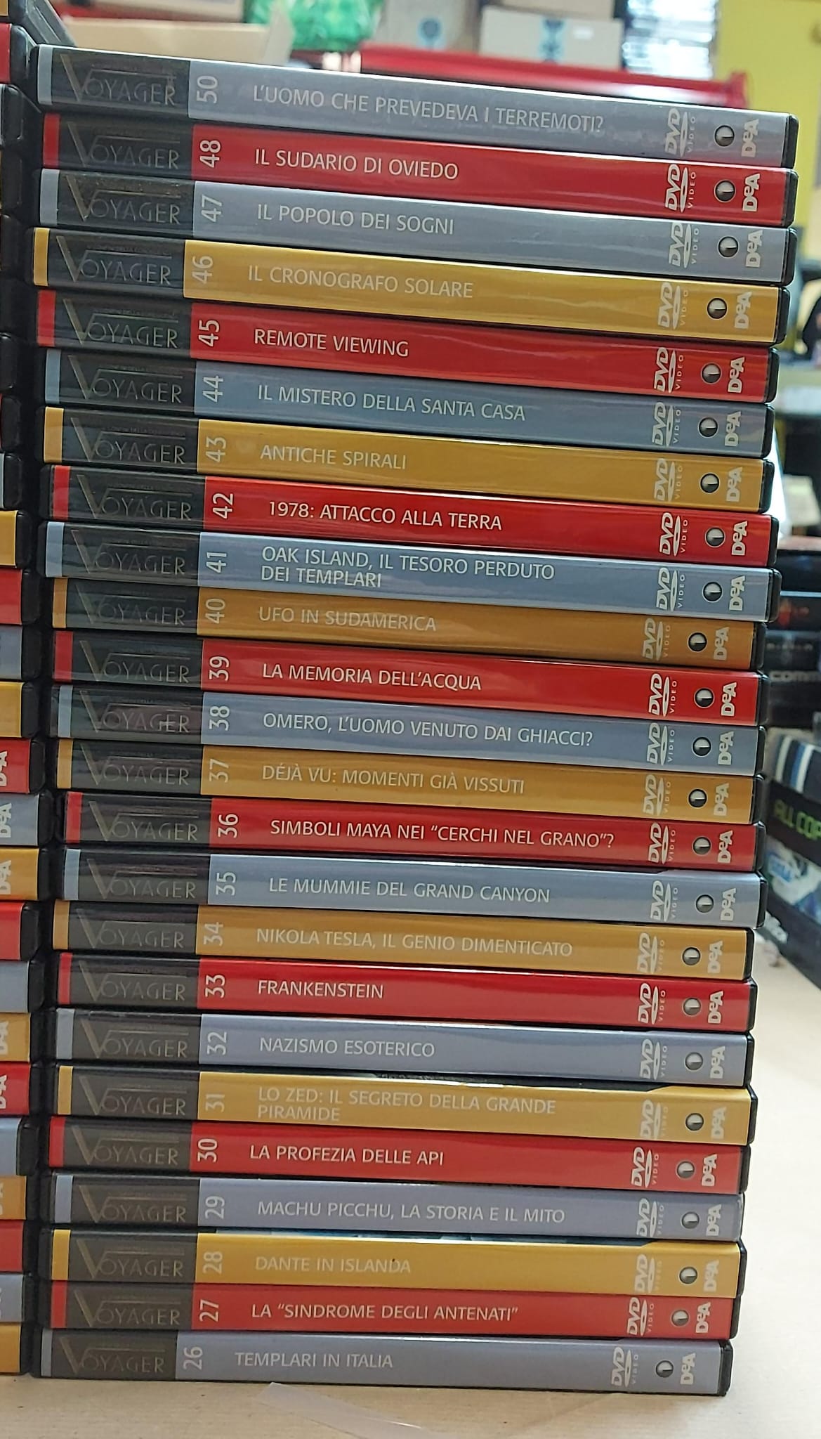 Voyager ai confini della conoscenza 49 DVD + 49 libretti