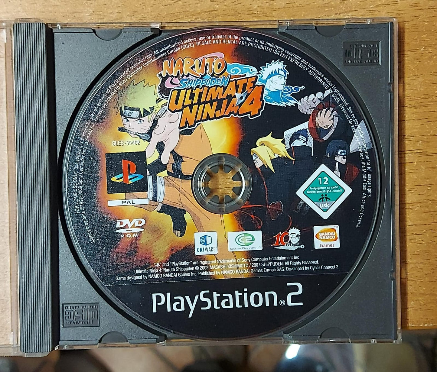 NARUTO SHIPPUDEN ULTIMATE NINJA 4 - SOLO DISCO