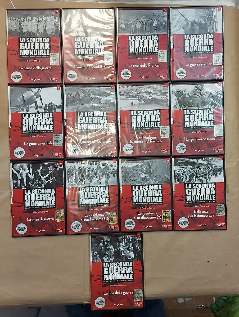 LA SECONDA GUERRA MONDIALE 13 DVD OPERA COMPLETA