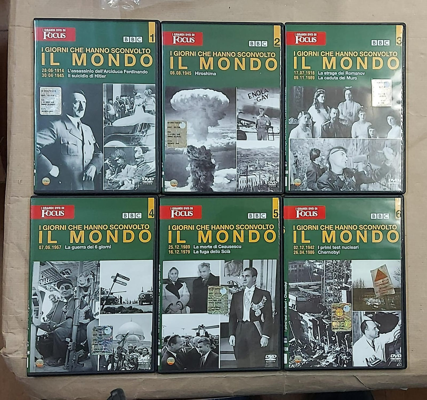 I GIORNI CHE HANNO SCONVOLTO IL MONDO 6 DVD OPERA COMPLETA FOCUS