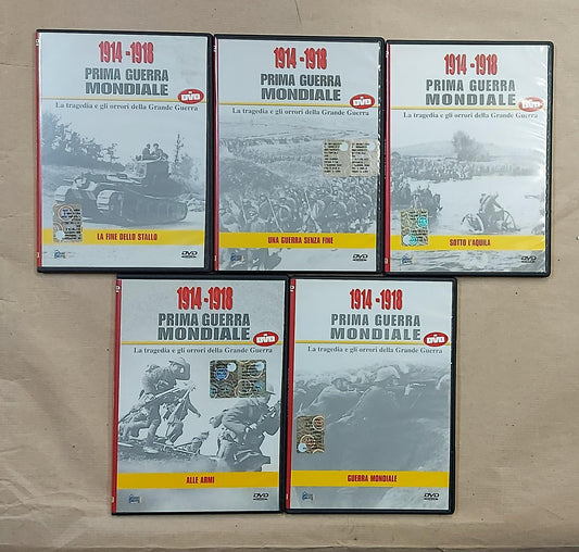 Prima Guerra Mondiale 1914-1918 - 10 DVD Documentario Storico