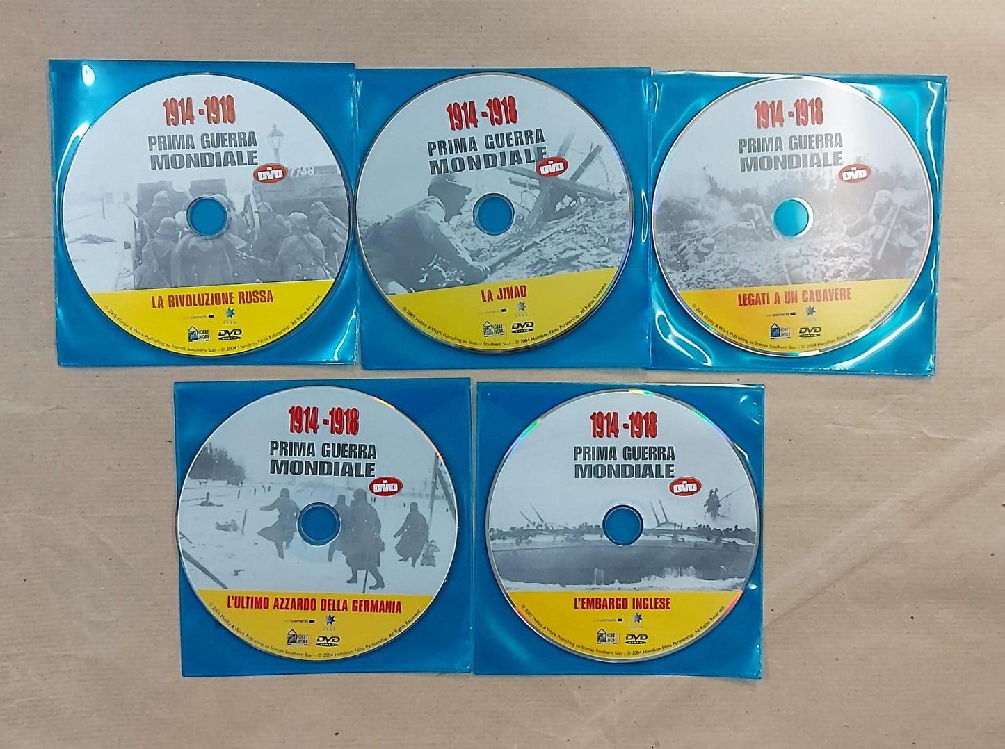 Prima Guerra Mondiale 1914-1918 - 10 DVD Documentario Storico