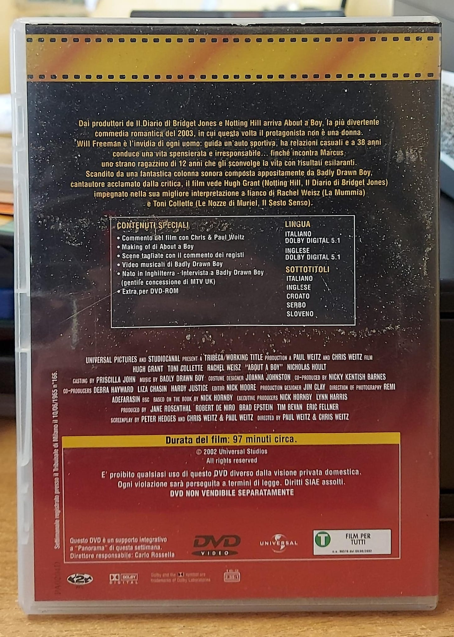About a Boy DVD Edizione Editoriale - Film Hugh Grant