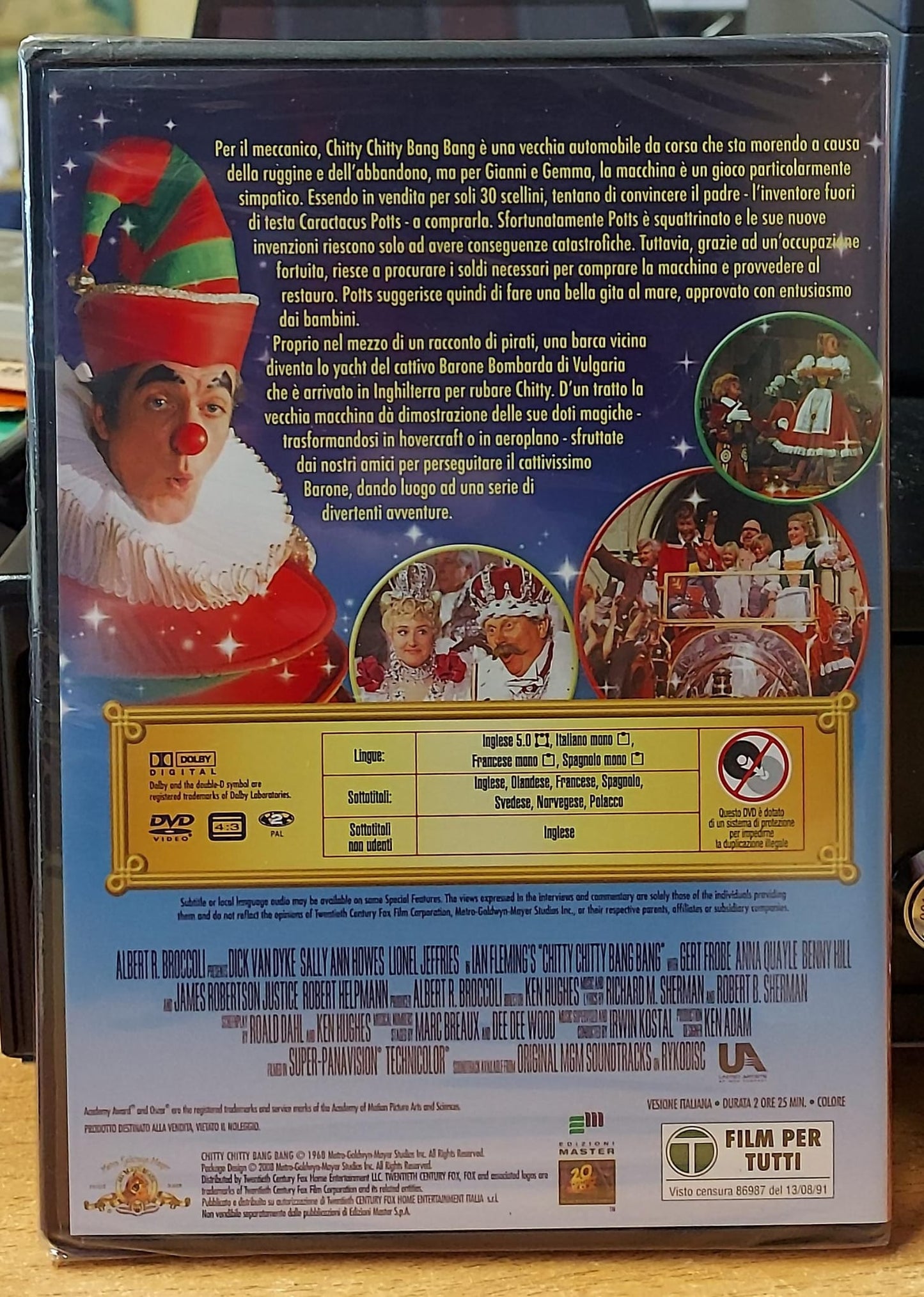 Chitty Chitty Bang Bang DVD Nuovo Sigillato - Musical Classico