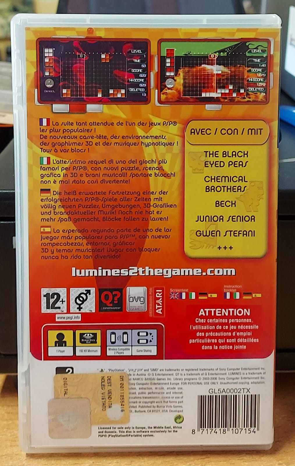Lumines 2 PSP