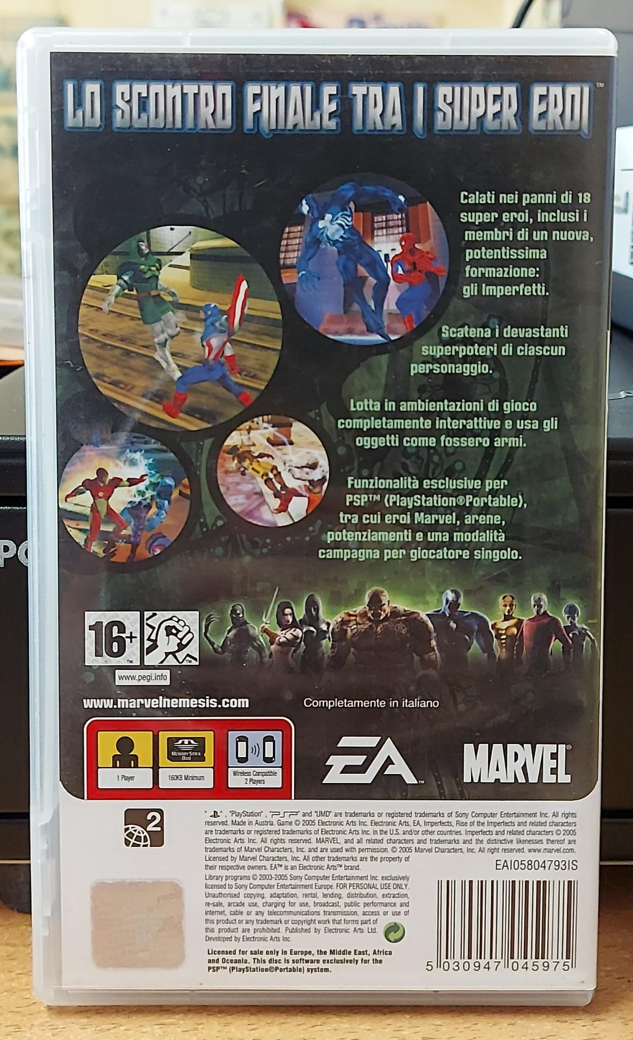 Marvel Nemesis: L'Ascesa degli Esseri Imperfetti PSP
