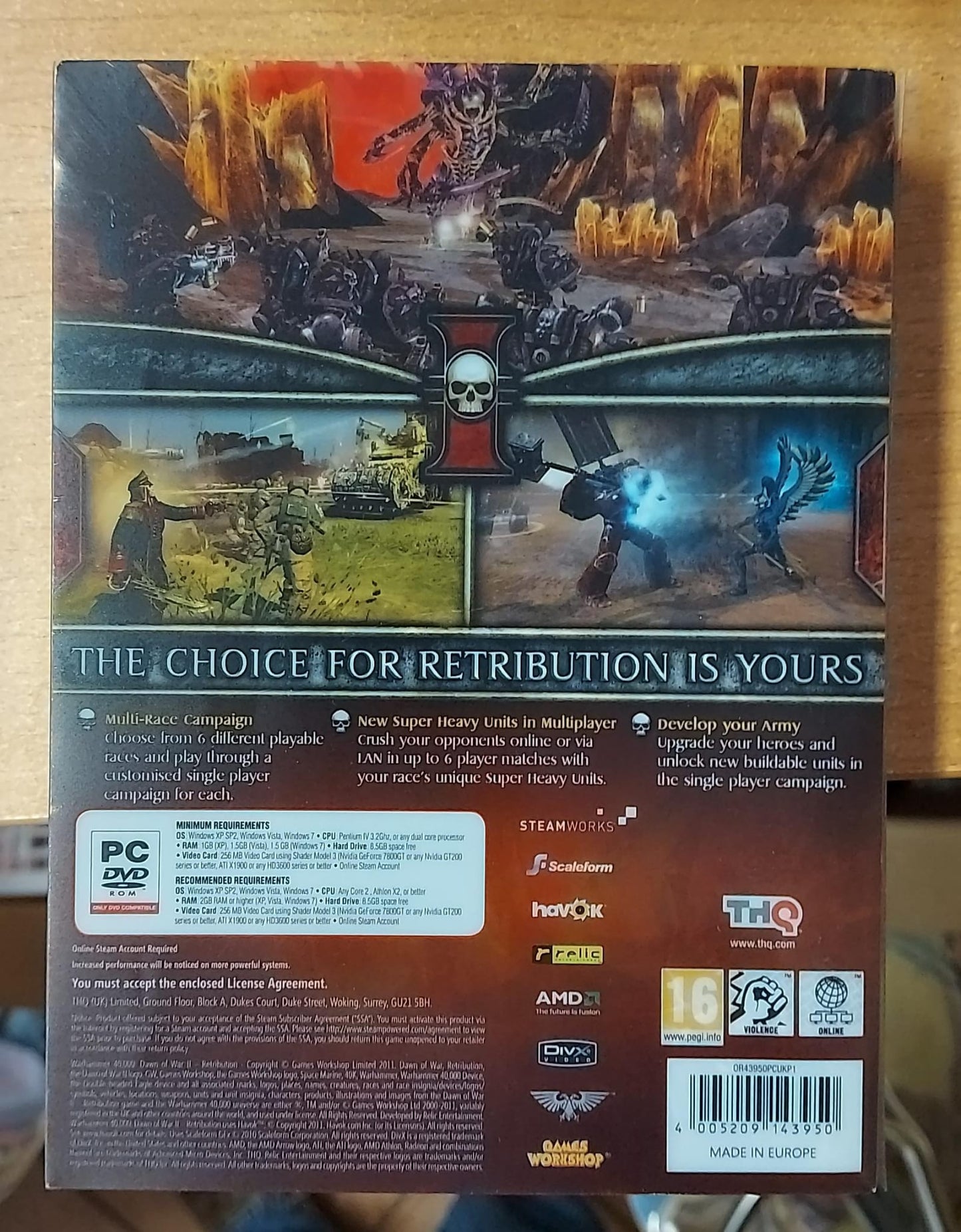 Warhammer 40,000: Dawn of War II - Retribution Collector's Edition PC