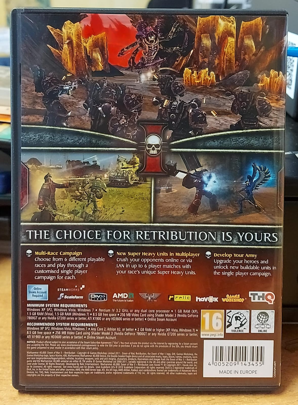 Warhammer 40,000: Dawn of War II - Retribution Collector's Edition PC