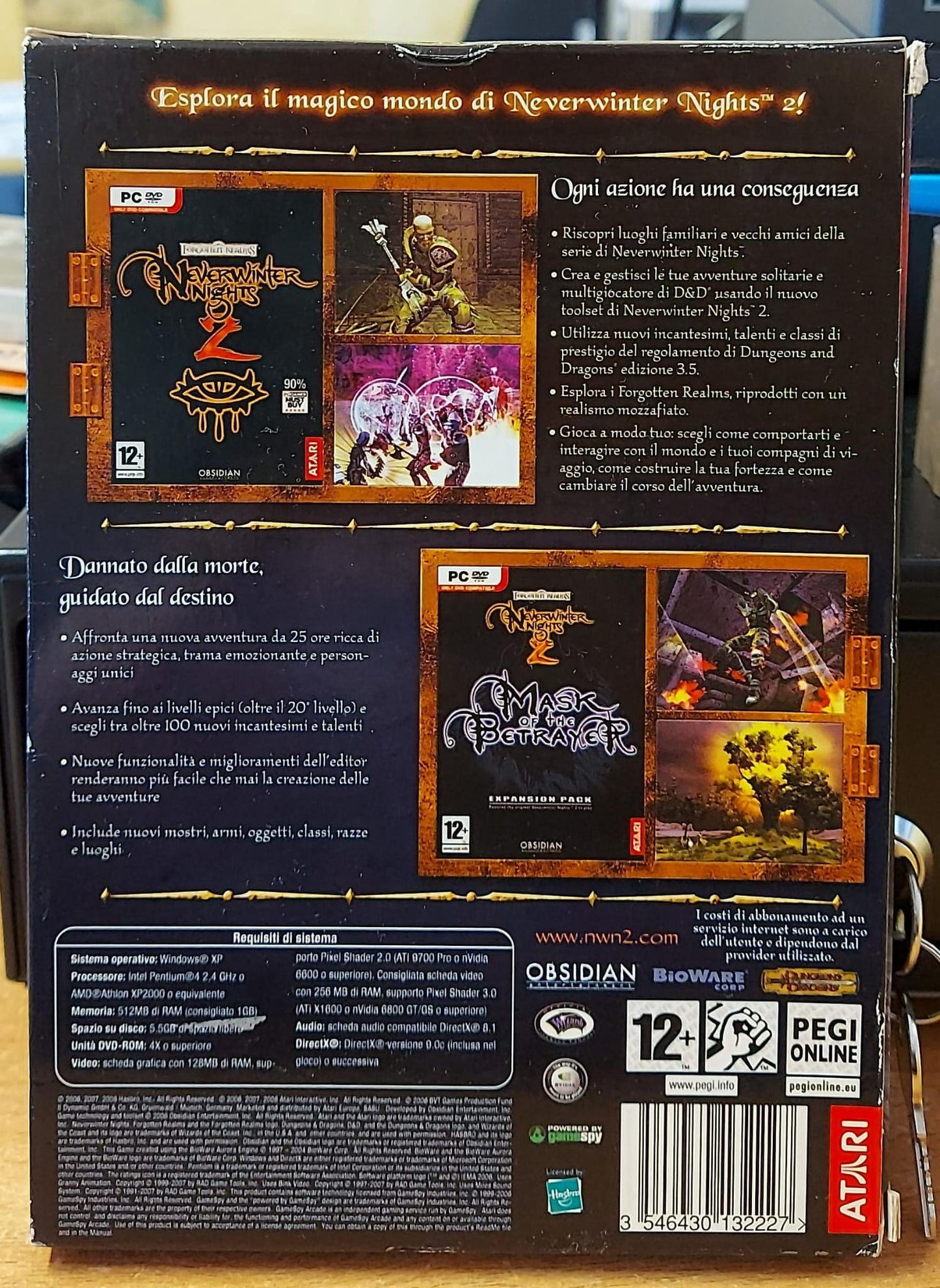 Neverwinter Nights 2 Gold Edition PC - Gioco Usato