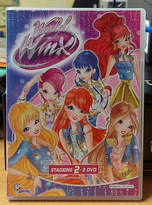 World of Winx Stagione 2 Completa DVD - Doppio Disco Usato