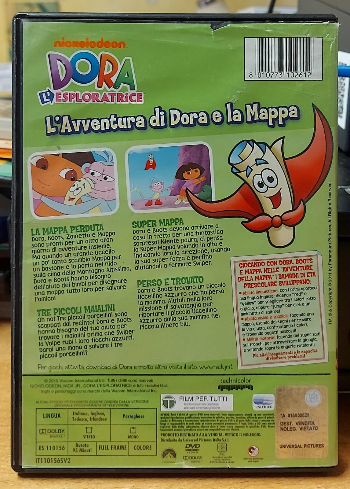 L'Avventura di Dora e la Mappa DVD Usato - Dora l'Esploratrice