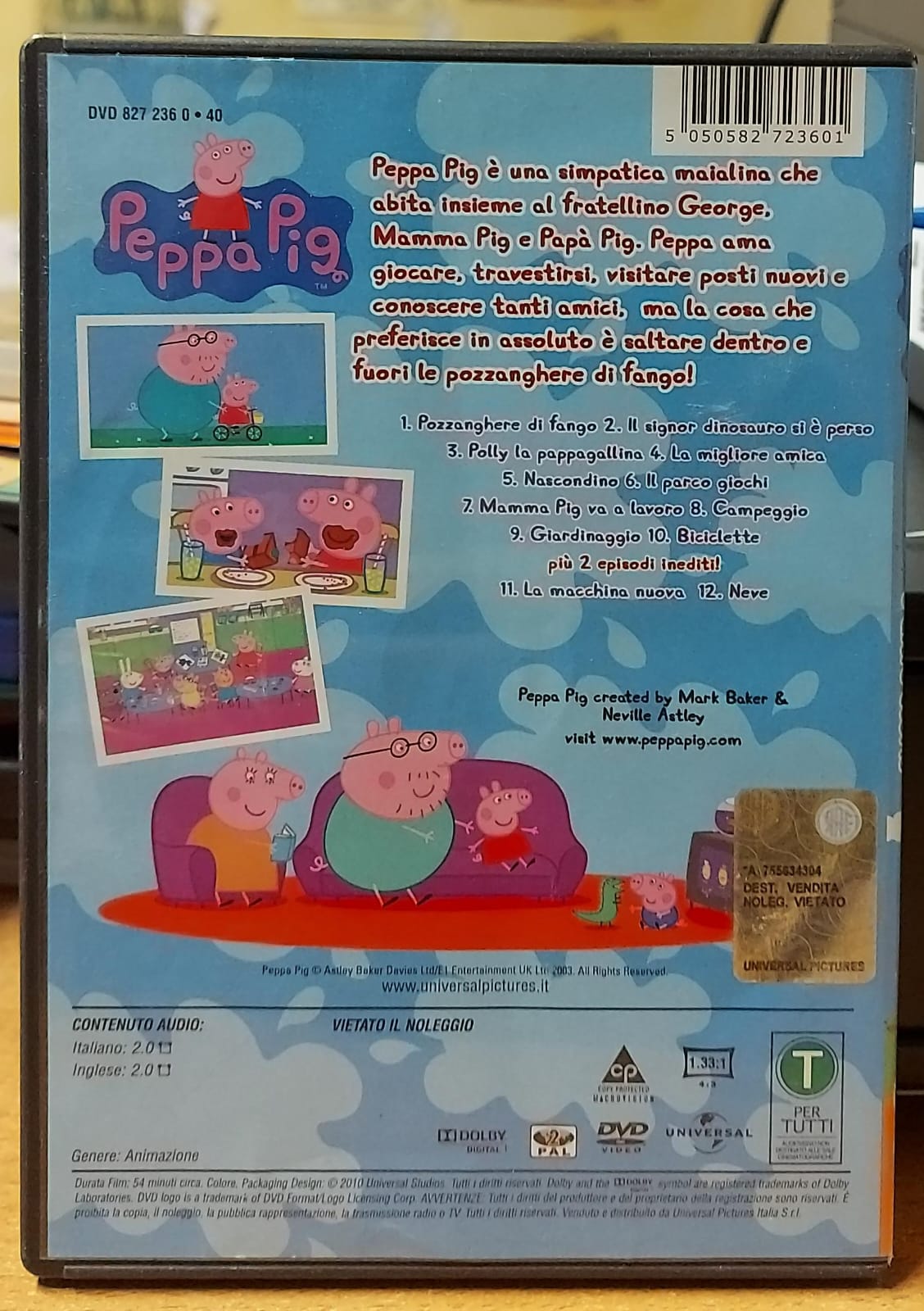 Peppa Pig - Pozzanghere di Fango e Altre Storie DVD Usato