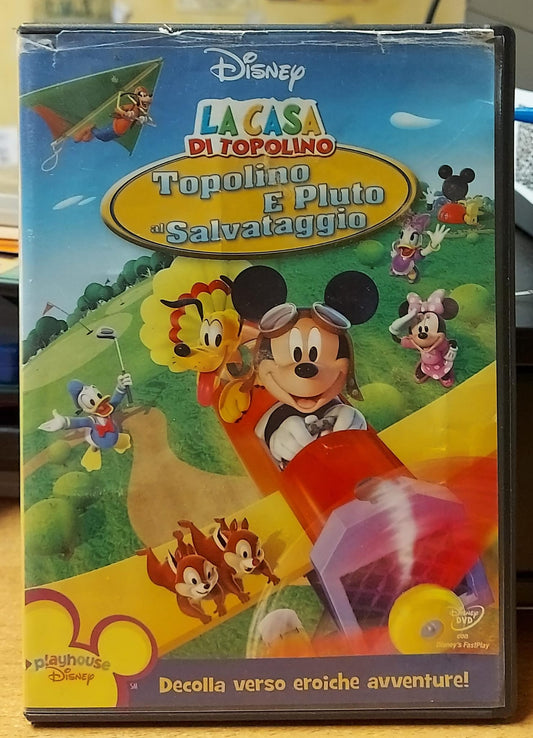La Casa di Topolino - Topolino e Pluto al Salvataggio DVD Usato