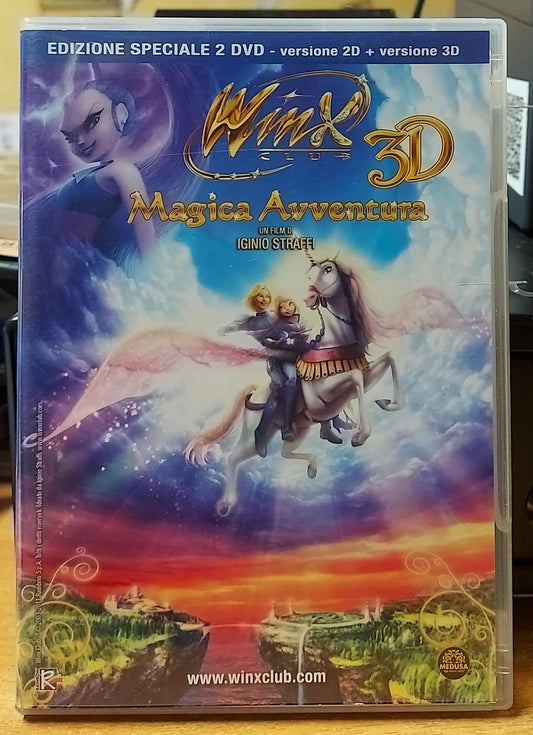 WINX CLUB 3D MAGICA AVVENTURA - DOPPIO DVD CON 3 PAIA OCCHIALINI