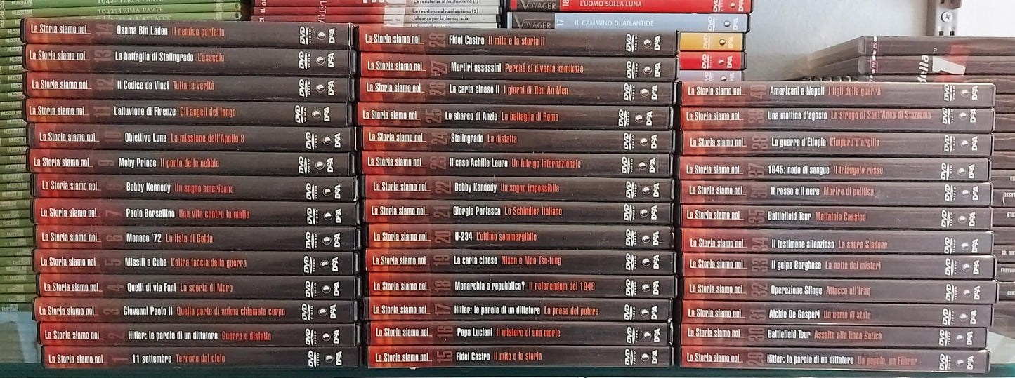 La Storia Siamo Noi - Collezione Completa 40 DVD + 40 Booklet Documentari Storici