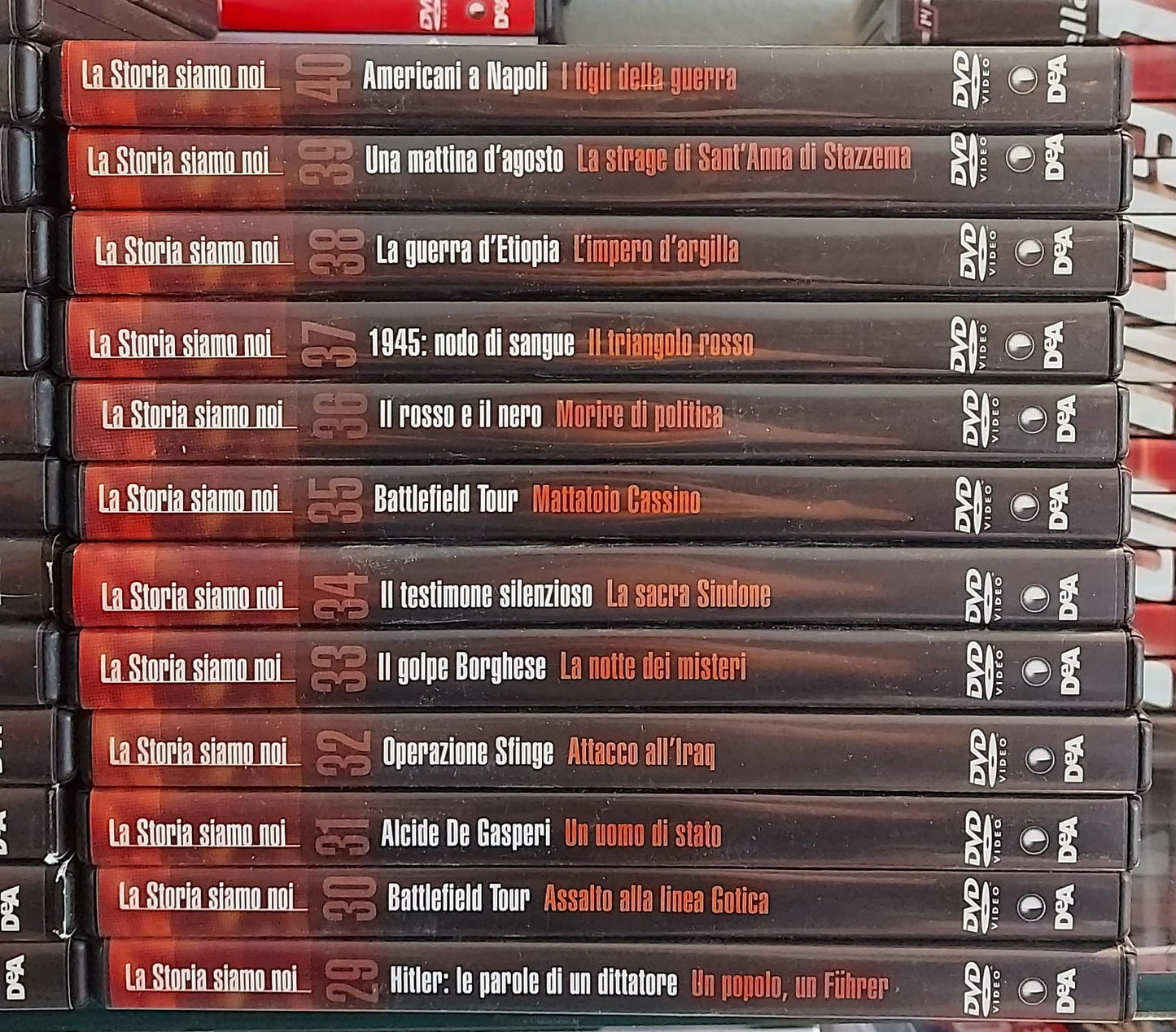 La Storia Siamo Noi - Collezione Completa 40 DVD + 40 Booklet Documentari Storici