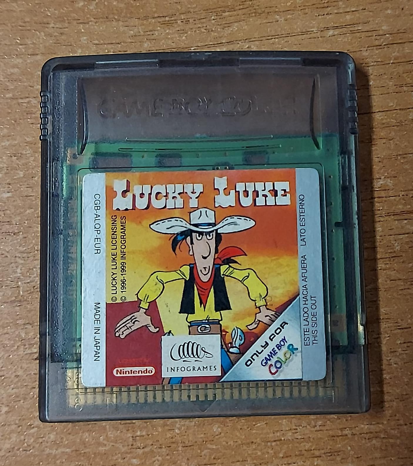 Lucky Luke Game Boy Color - Cartuccia Originale