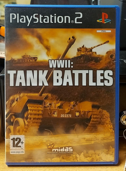WWII Tank Battles PS2 - Gioco Completo Simulatore Carri
