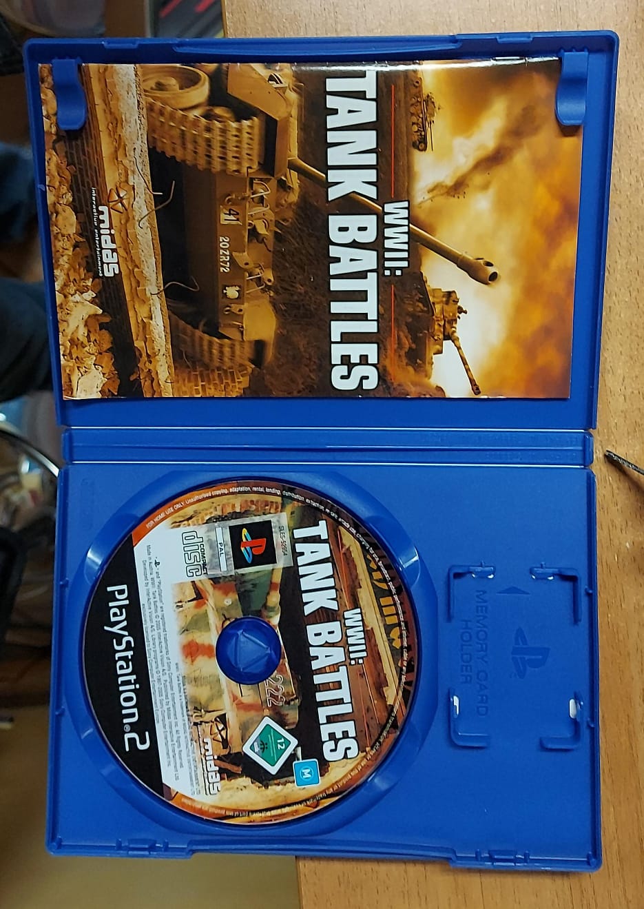 WWII Tank Battles PS2 - Gioco Completo Simulatore Carri