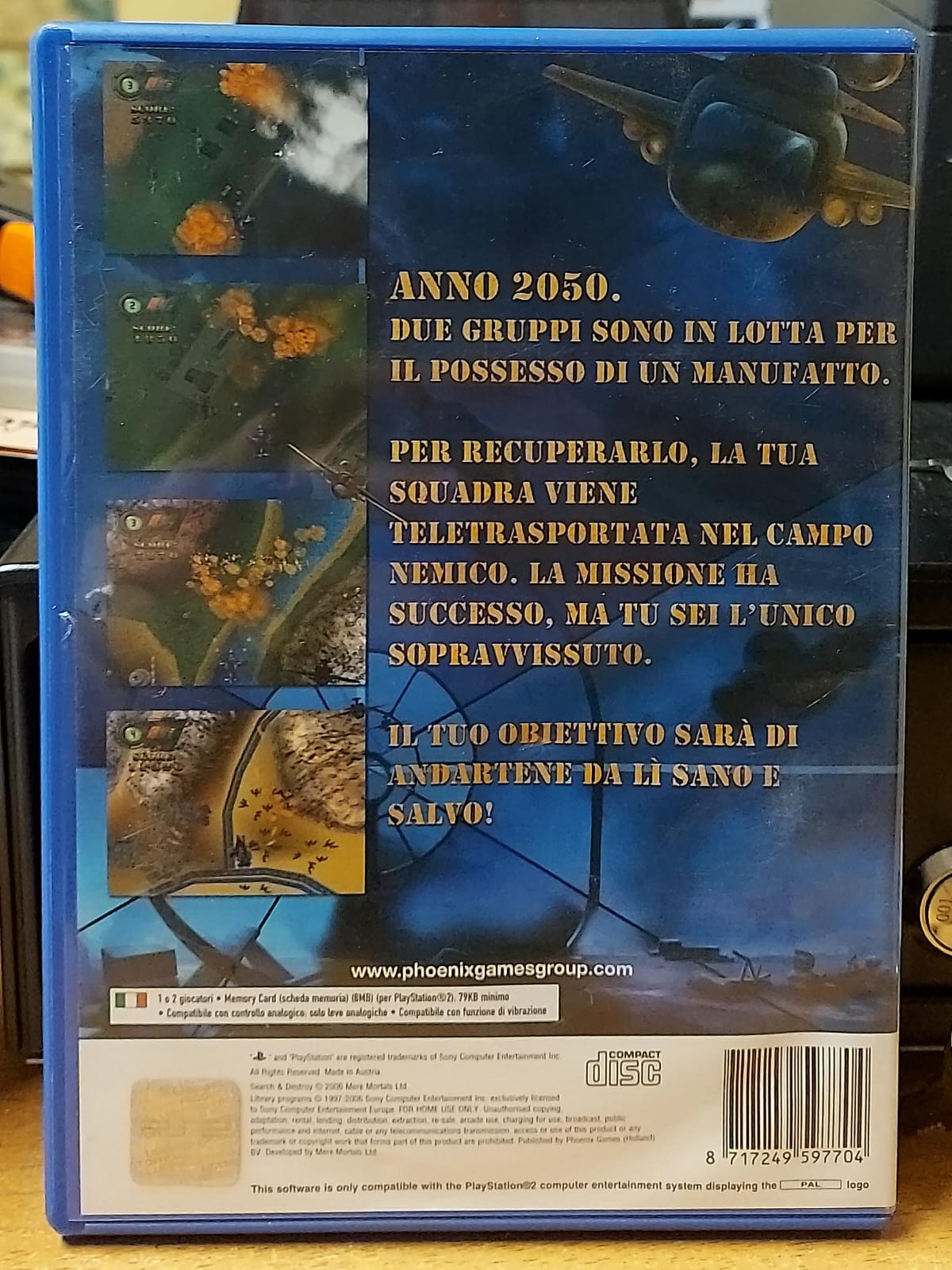 Search & Destroy PS2 - Gioco Completo Tactical Shooter