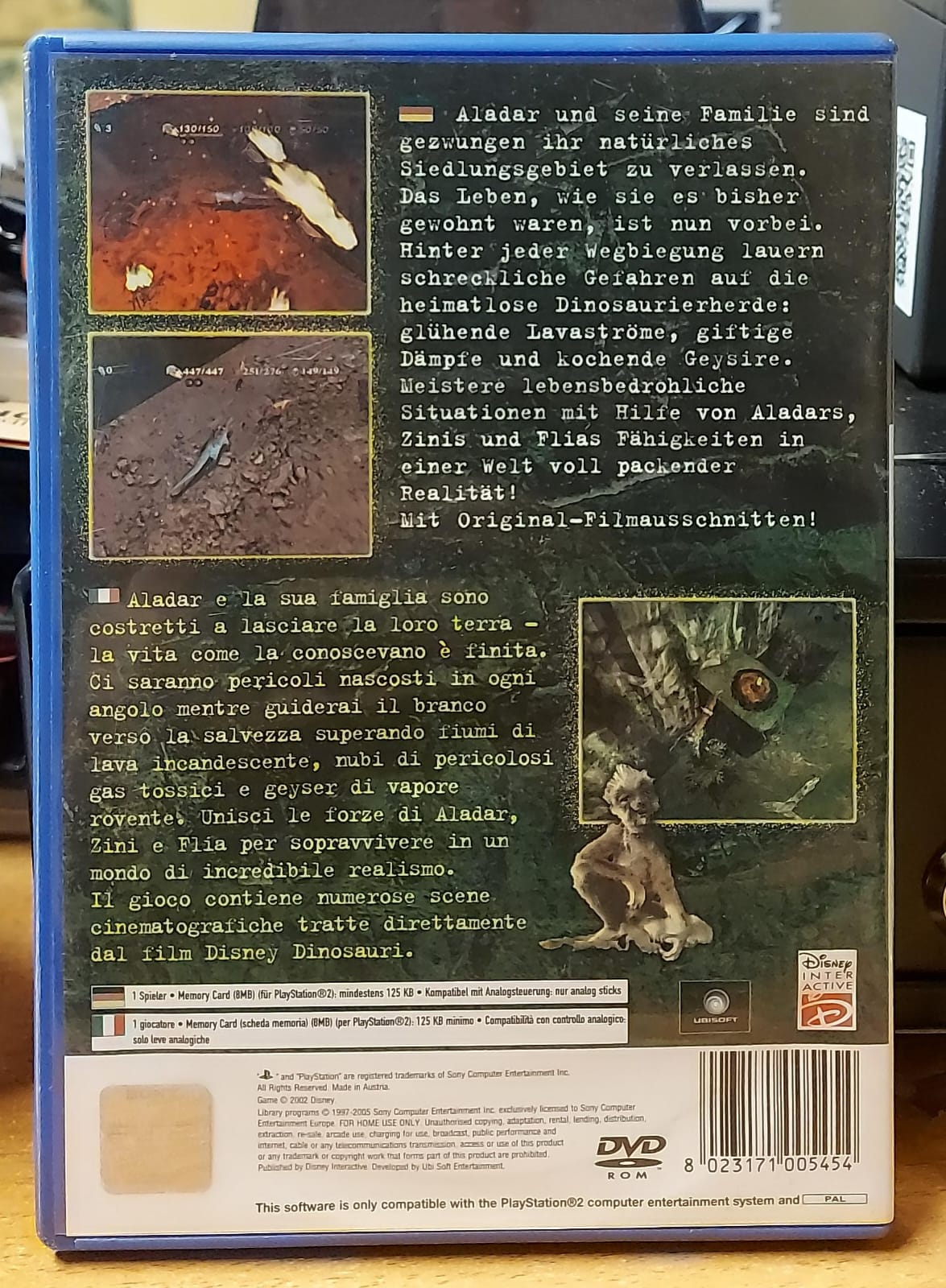 Disney's Dinosaur PS2 - Gioco Completo Action-Adventure
