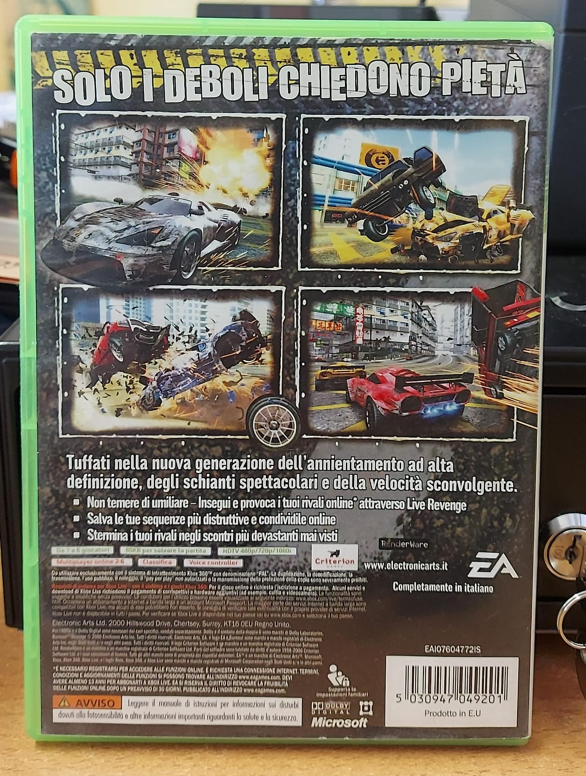Burnout Revenge Xbox 360 - Gioco Usato Garantito