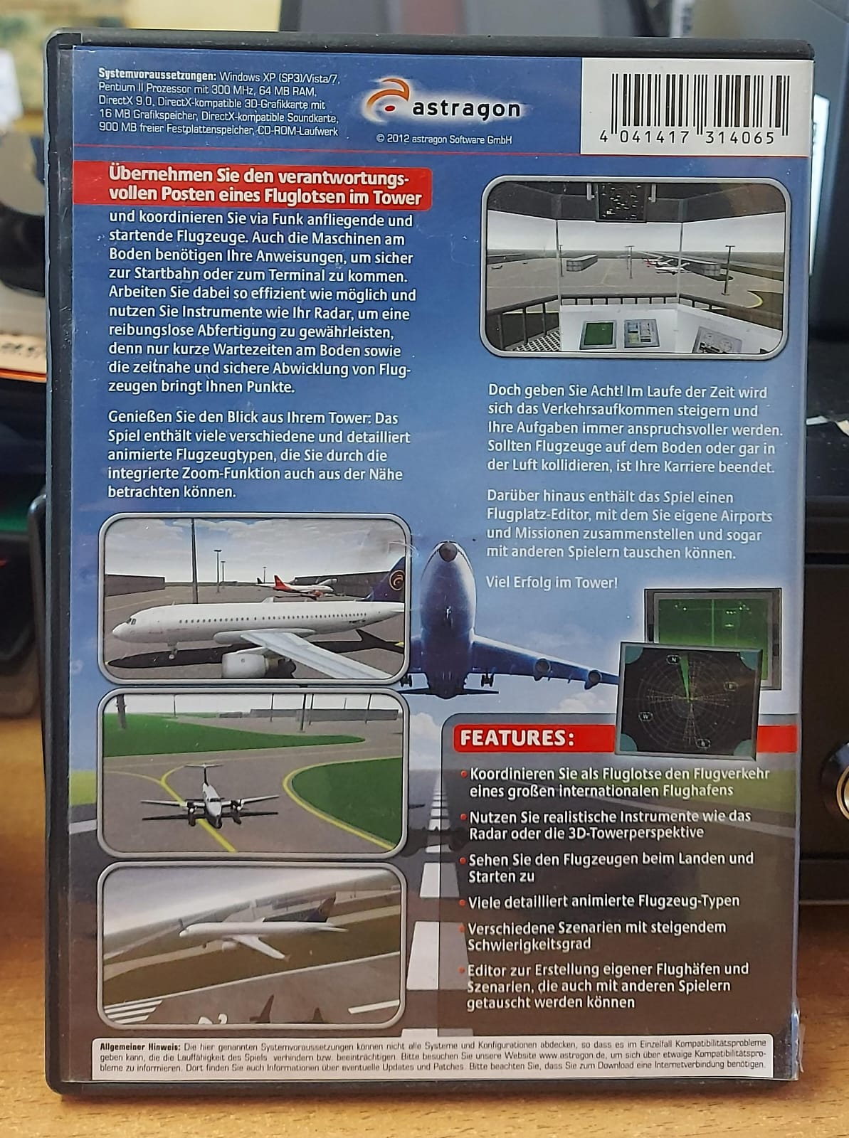 Airport Tower Simulator 2012 PC - Gioco Usato Edizione Tedesca