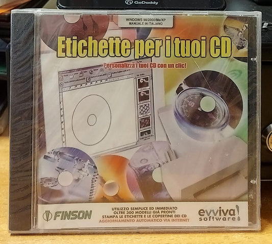 Etichette per i Tuoi CD – Software PC Nuovo Sigillato