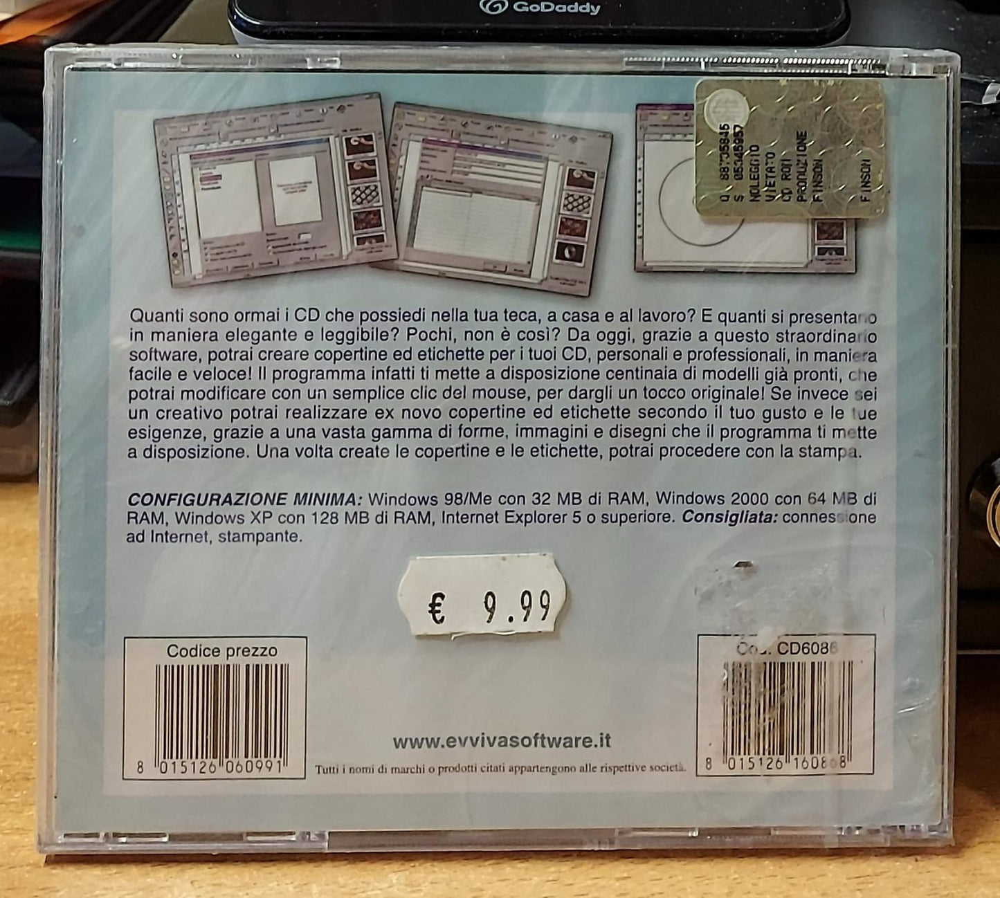 Etichette per i Tuoi CD – Software PC Nuovo Sigillato