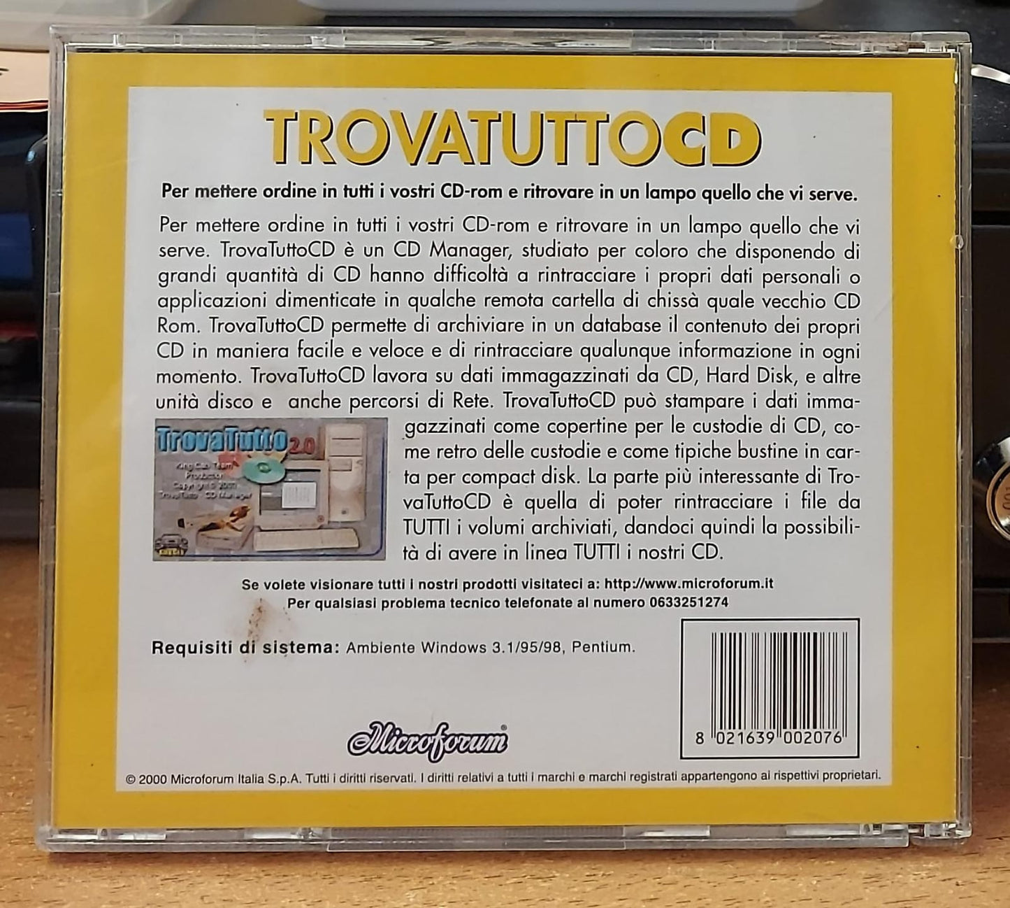 TrovaTuttoCD – Software PC (Usato)