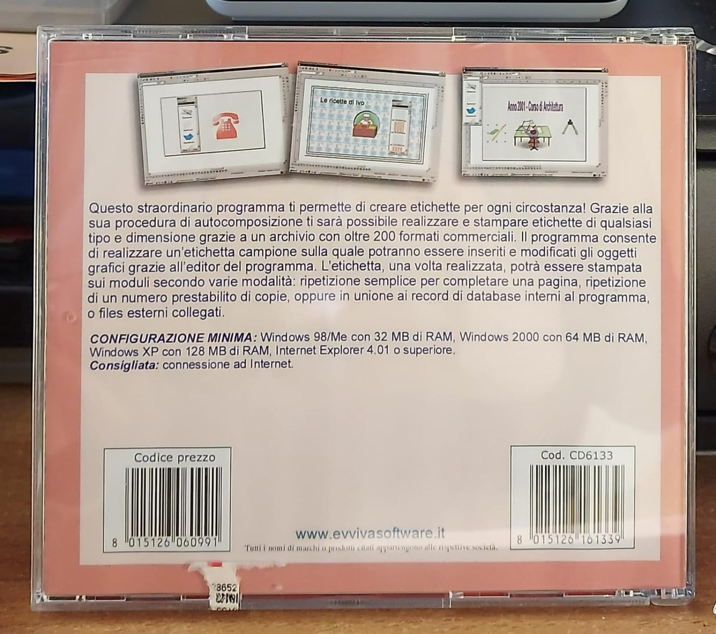 Evviva le Etichette – Software PC (Usato)