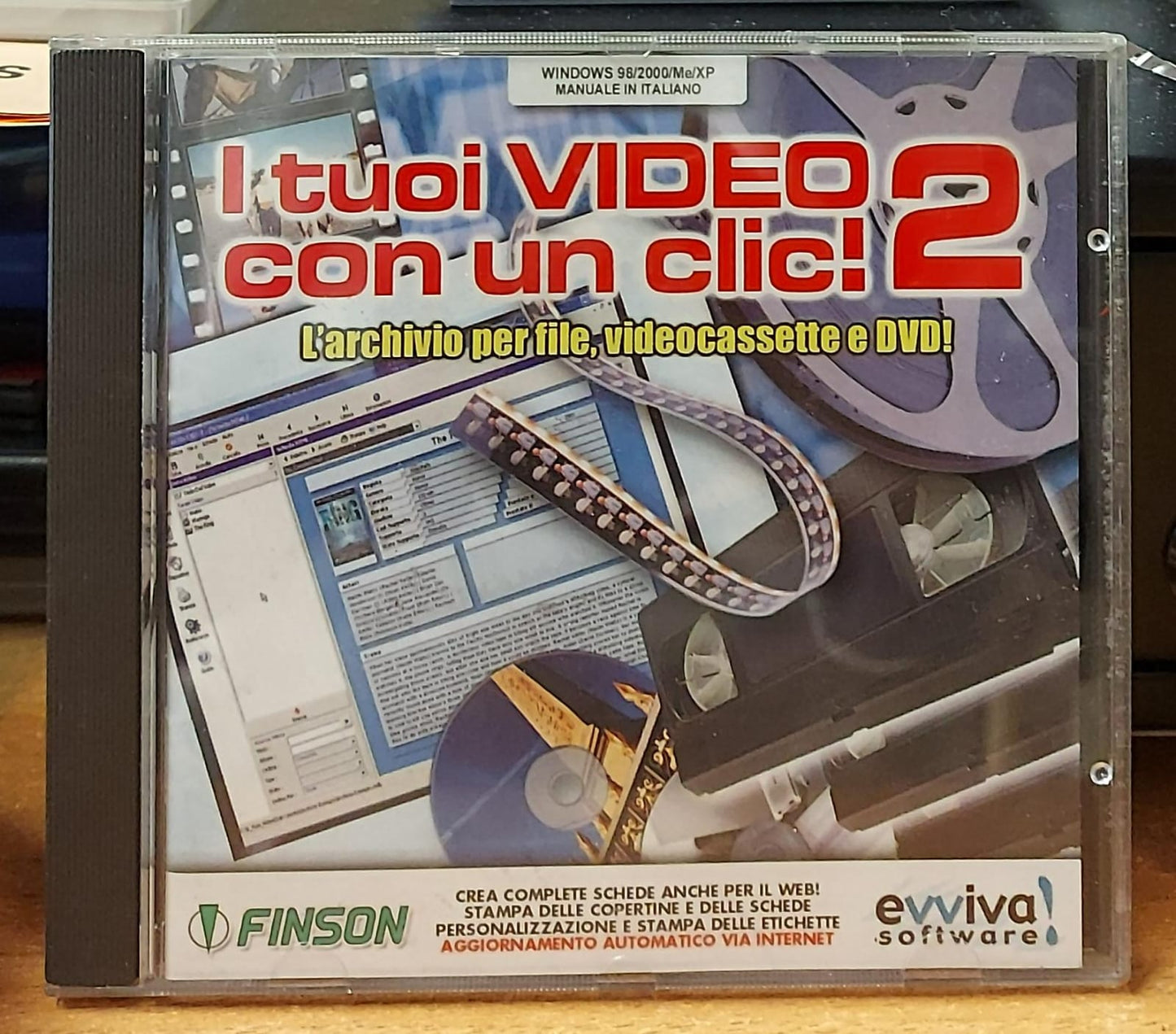 I Tuoi Video con un Clic! 2 – Software Catalogo DVD PC (Usato)