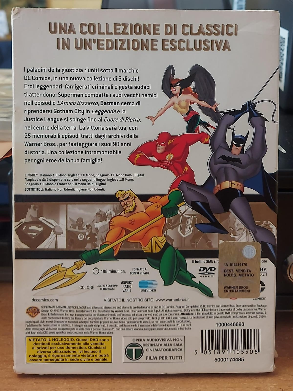 Il Meglio di Warner Bros – 25 Cartoon DC Comics da Collezione (Cofanetto 3 DVD Usato)
