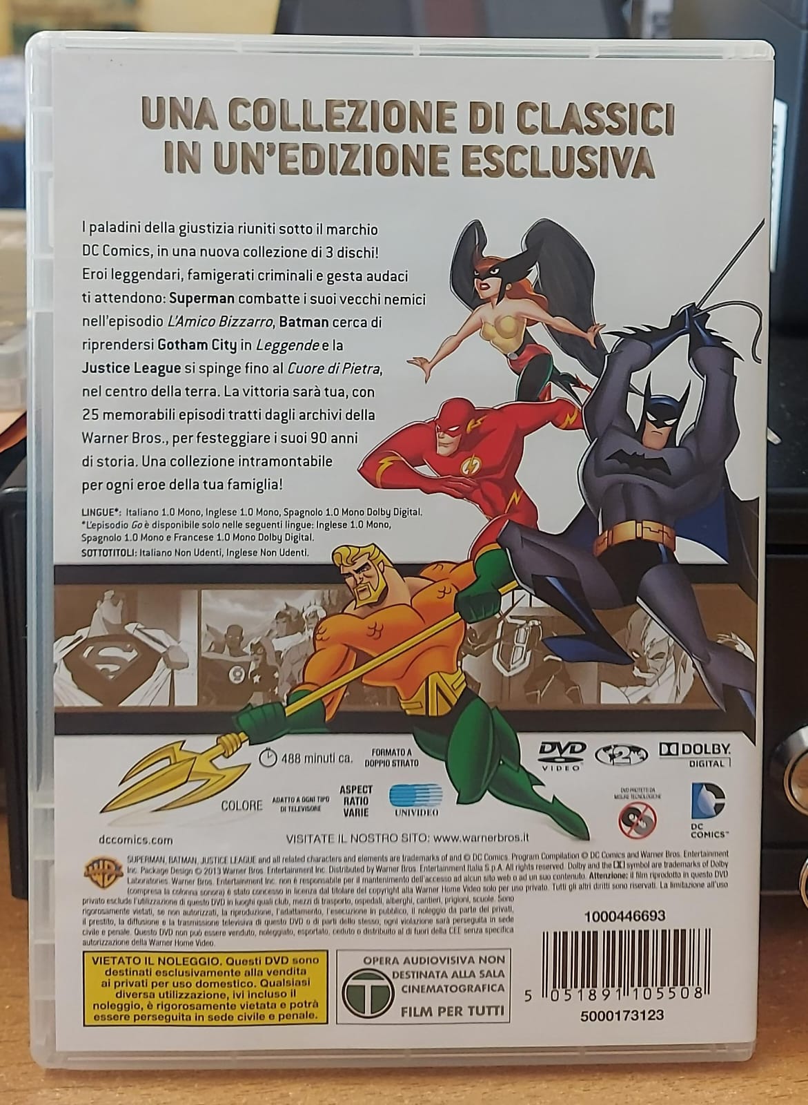 Il Meglio di Warner Bros – 25 Cartoon DC Comics da Collezione (Cofanetto 3 DVD Usato)